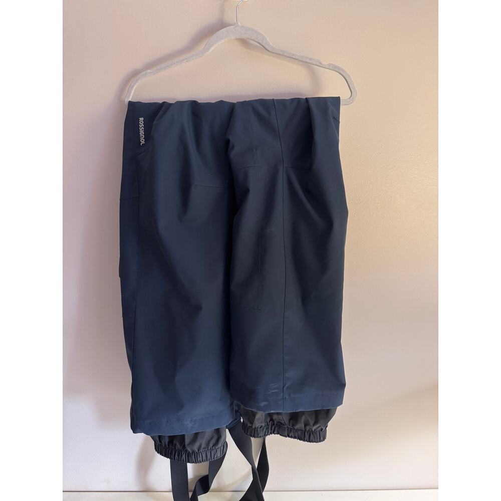 Rossignol Insulated Ski Snow Pants Navy Suspenders Size 52